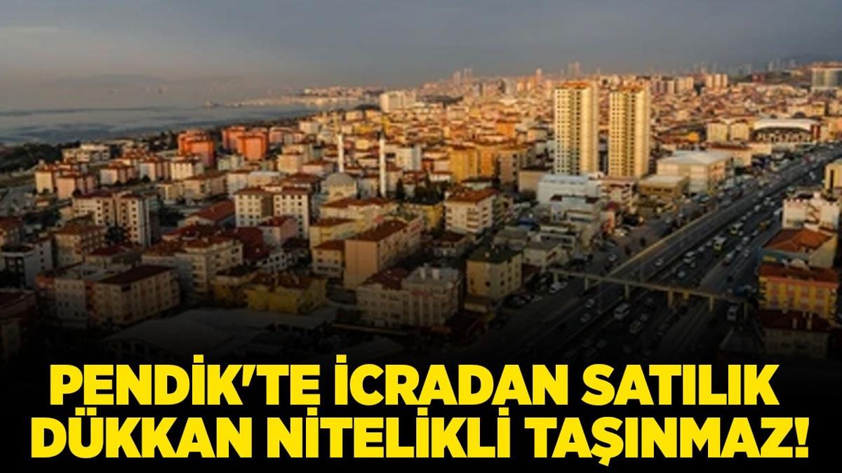 Pendik'te icradan satlk dkkan nitelikli tanmaz!