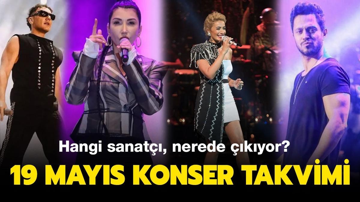 18-19 Mays konser takvimi | Edis, Sla, Murat Boz, Mor ve tesi, Hande Yener, Aleyna Tilki konseri ne zaman, saat kata, nerede"