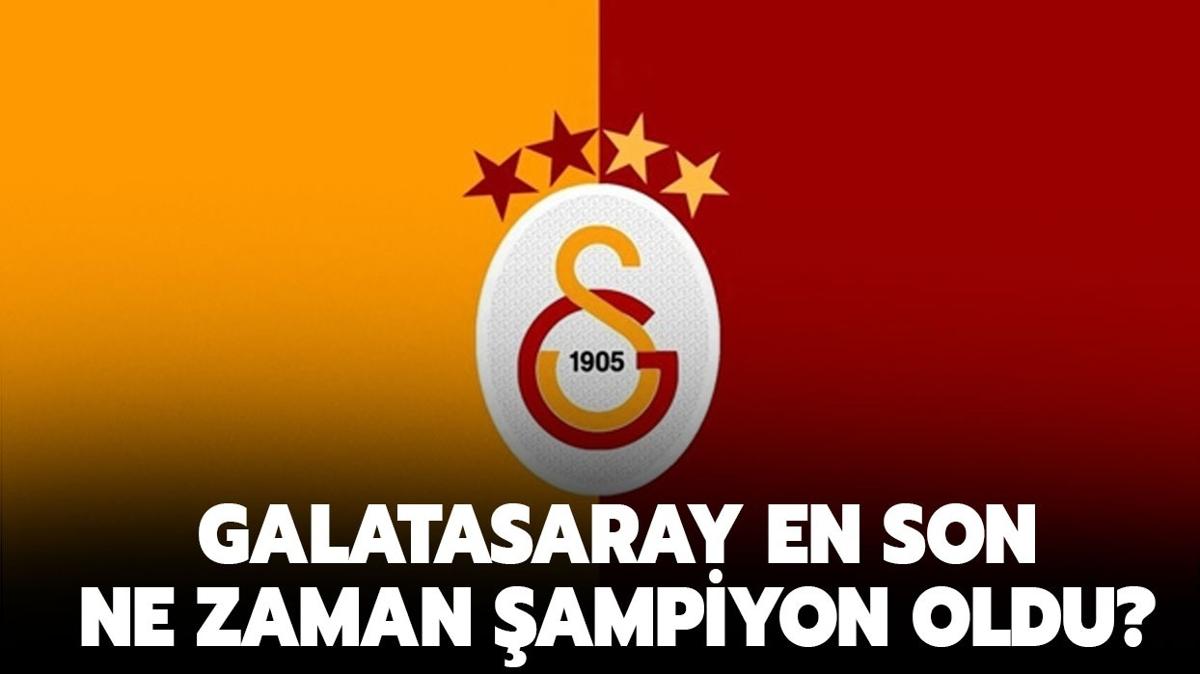 Galatasaray en son ne zaman ampiyon oldu" Galatasaray ka kere ampiyon oldu"