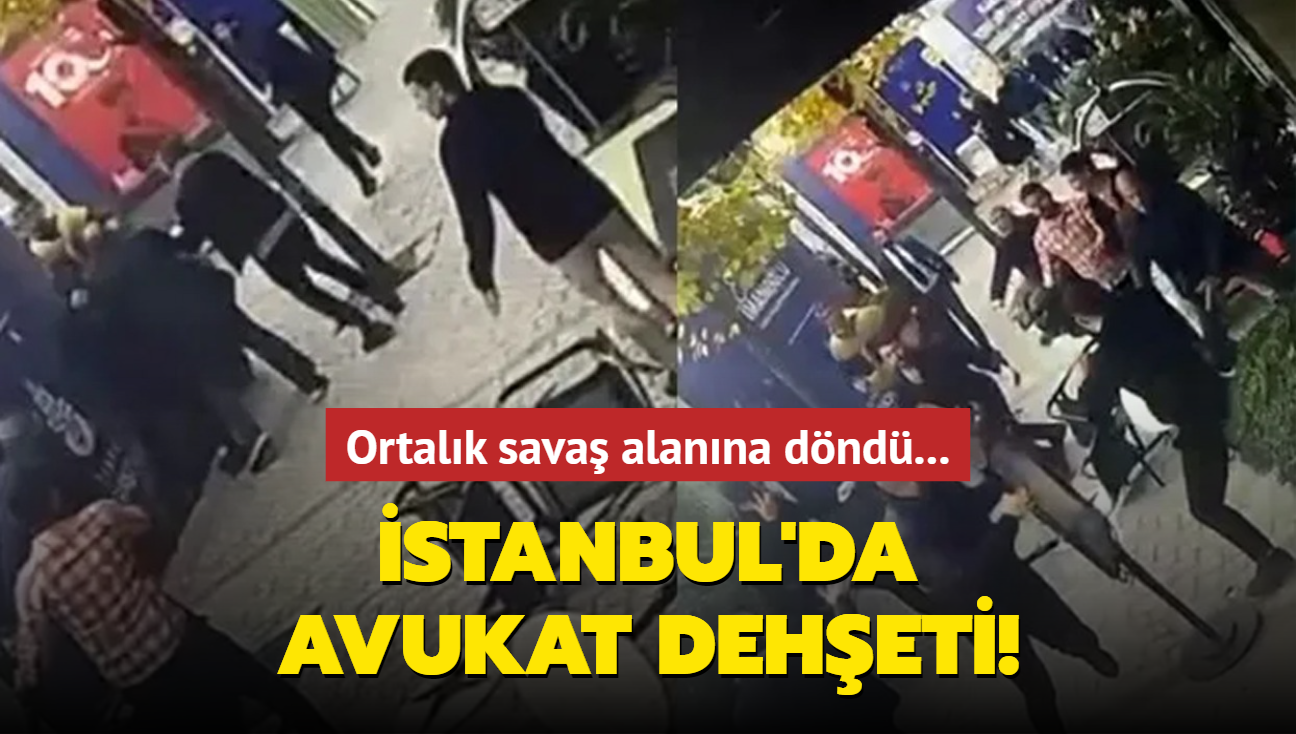 Ortalk sava alanna dnd... stanbul'da avukat deheti!