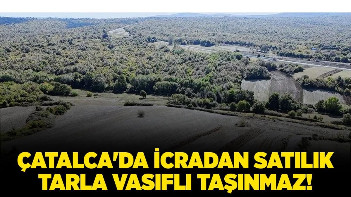 stanbul atalca'da icradan satlk tarla vasfl tanmaz!
