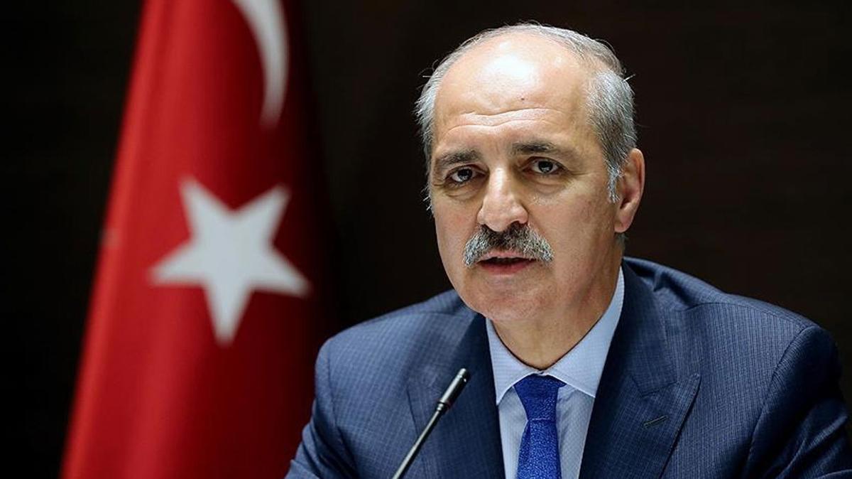 TBMM Bakan Numan Kurtulmu'tan Reisi aklamas: yi haberler almay temenni ediyorum