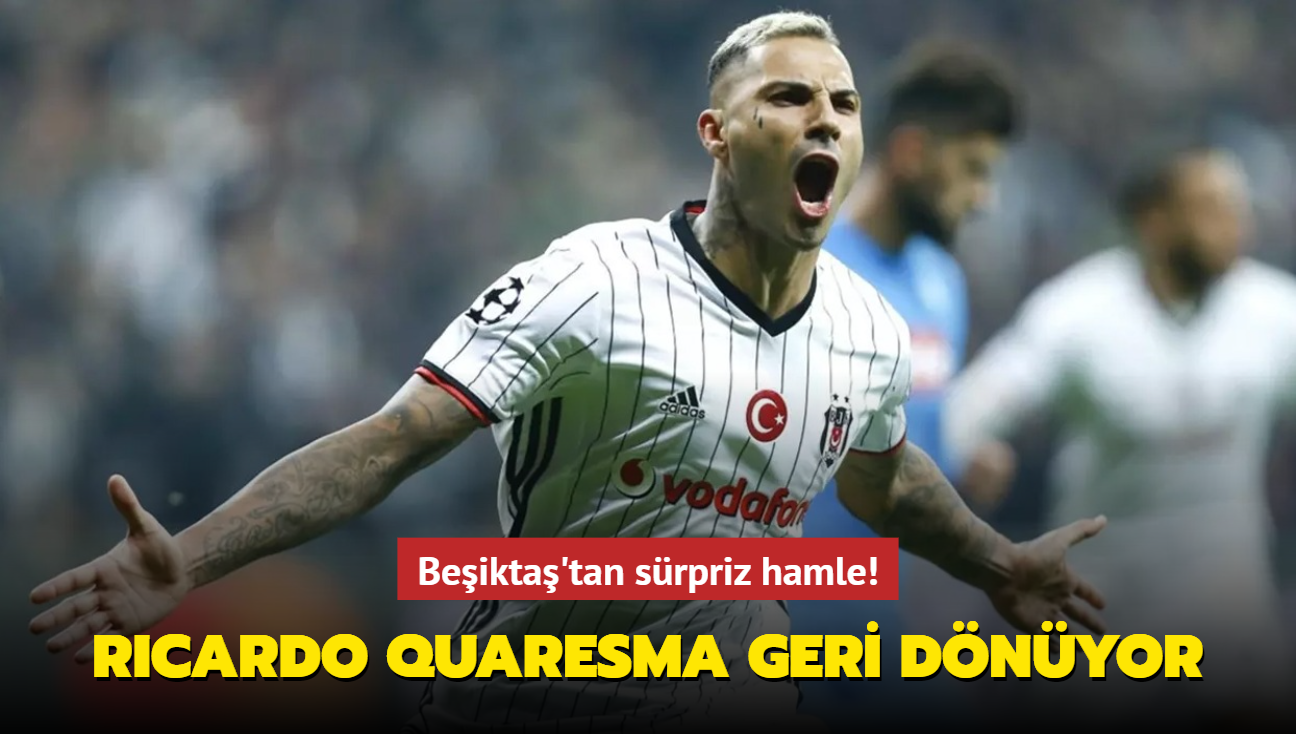 Beikta'tan srpriz hamle! Ricardo Quaresma geri dnyor