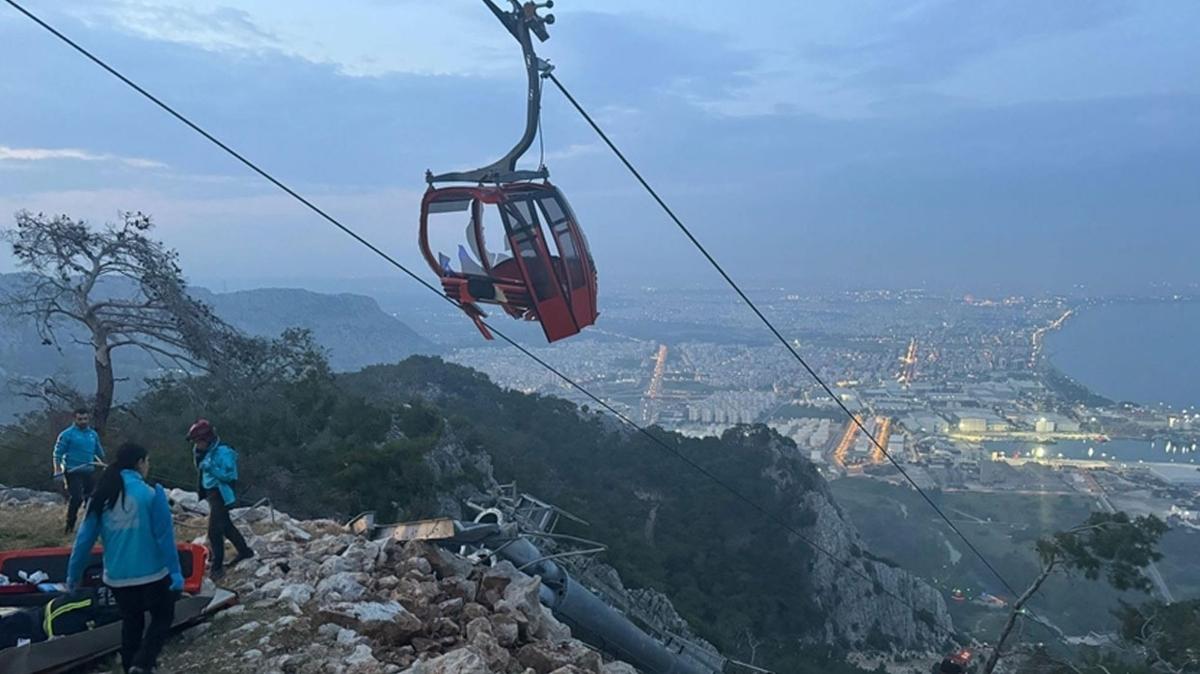 Antalya'daki teleferik kazasyla ilgili yeni gelime