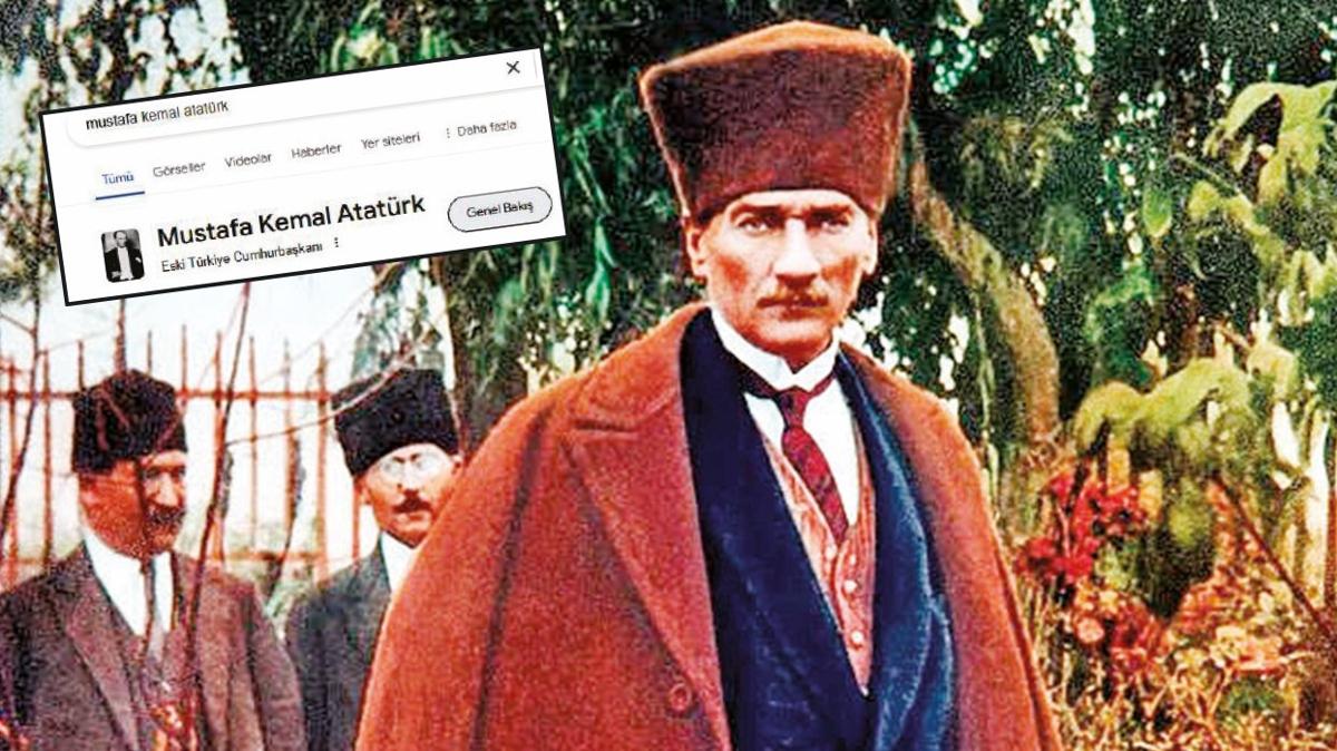 Google'dan tepki eken Atatrk hatas