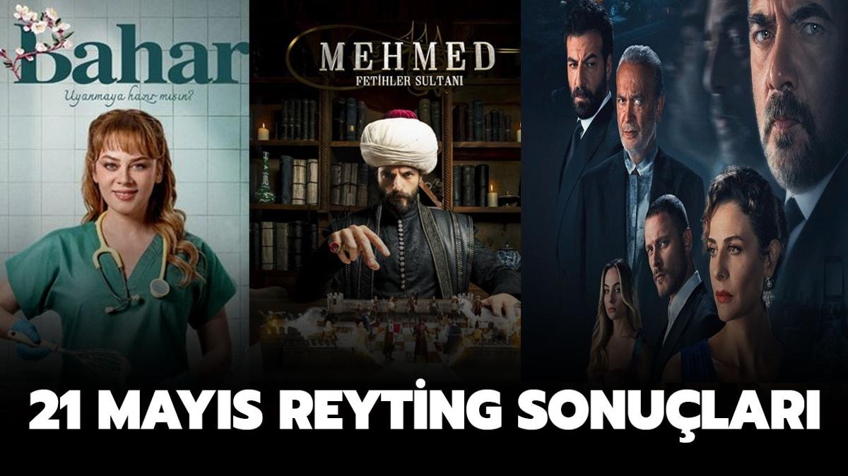 Mehmed: Fetihler Sultan, Ben Bu Cihana Smazam, Bahar reyting listesi belli oldu mu" 21 Mays reyting sonular akland m" 