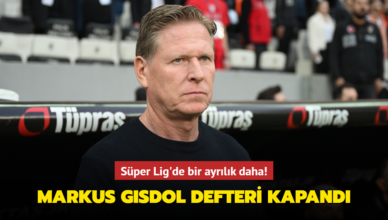 Sper Lig'de bir ayrlk daha! Samsunspor'da Markus Gisdol defteri kapand