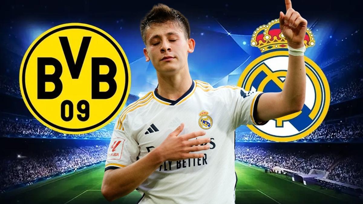 UEFA ampiyonlar Ligi: Dortmund - Real Madrid ma ne zaman" Arda Gler oynayacak m"