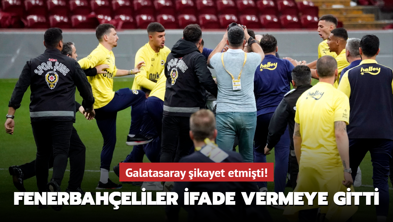 Galatasaray ikayet etmiti! Fenerbaheliler ifade vermeye gitti