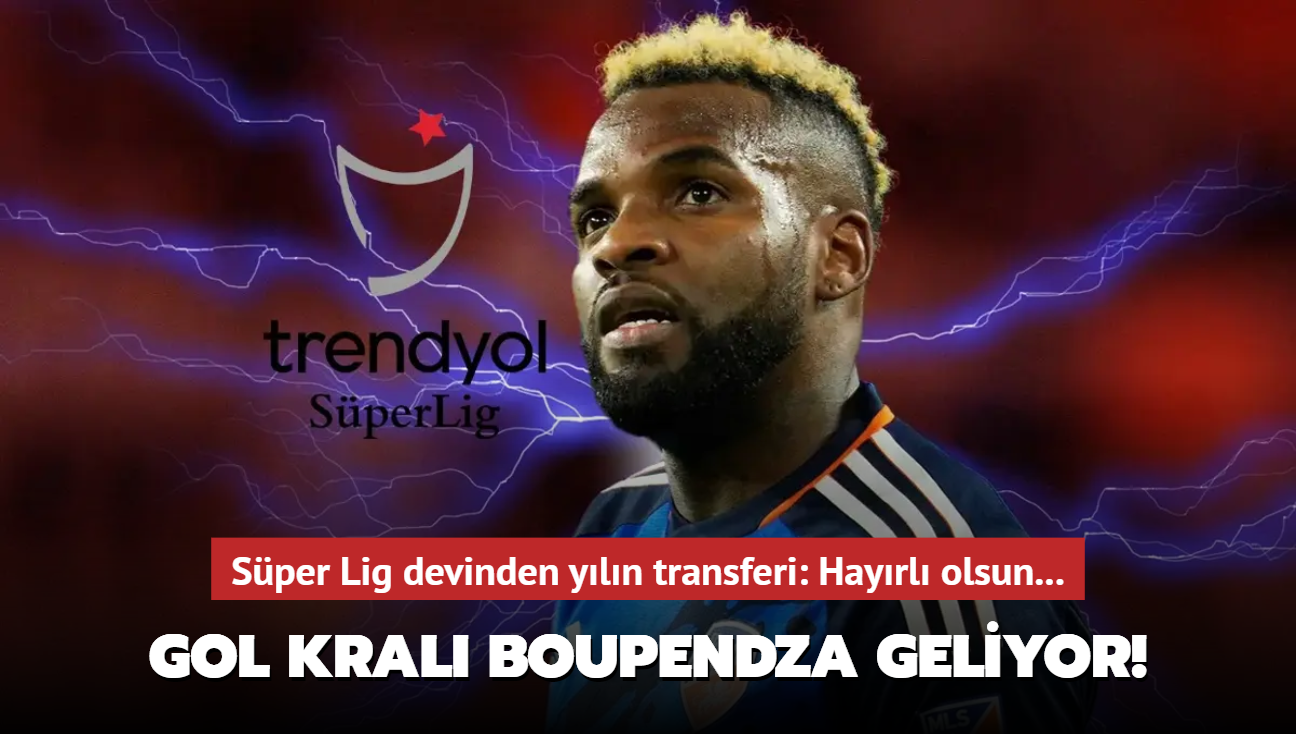 Gol kral Aaron Boupendza geliyor! Sper Lig devinden yln transferi: Hayrl olsun