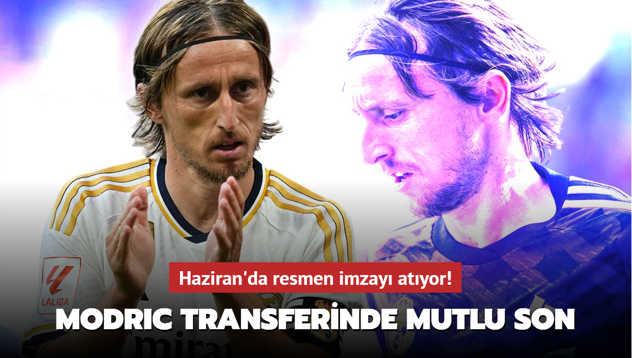 Luka Modric transferinde mutlu son! Haziran'da resmen imzay atyor