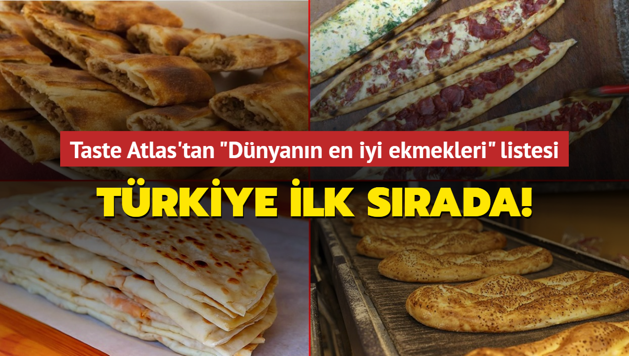 Taste Atlas'tan "Dnyann en iyi ekmekleri" listesi: Trkiye ilk srada!