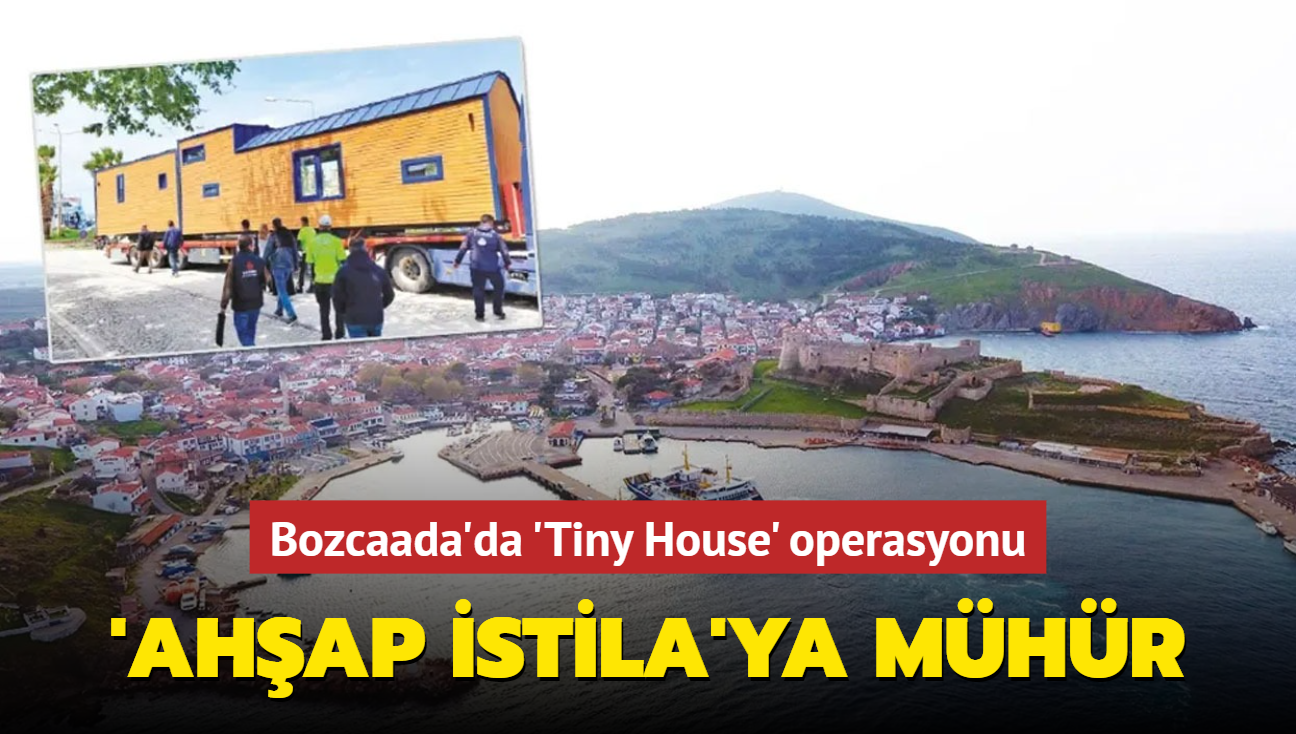Bozcaada'da 'Tiny House'a mhr