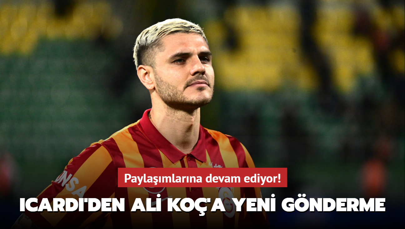 Paylamlarna devam ediyor! Icardi'den Ali Ko'a yeni gnderme