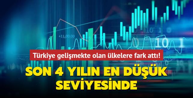 Trkiye 'risk primi'nde farkn ortaya koydu: Son 4 yln en dk seviyesinde