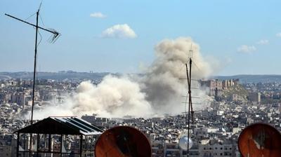 Suriye ordusu Halep krsalna saldrd: 2 ocuk hayatn kaybetti