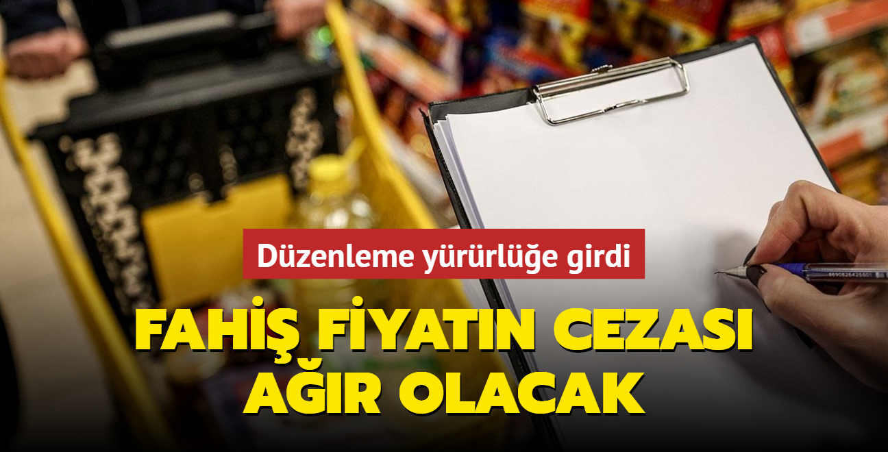 Fahi fiyat art ve stokuluk yapann cezas ar olacak! Dzenleme yrrle girdi