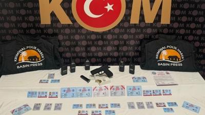 Antalya'da 'sahte basn kart' operasyonu: 6 zanl tutukland