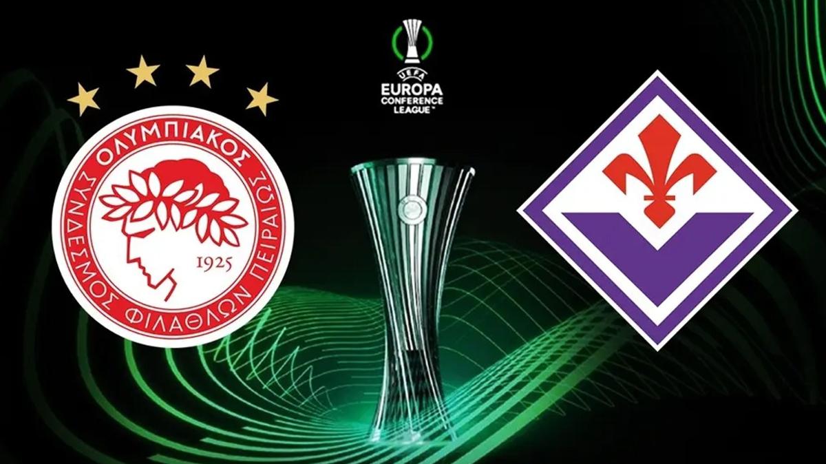 Olympiakos - Fiorentina ma canl izle! UEFA Konferans Ligi finali ilk 11'leri
