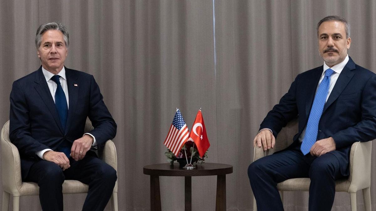 Bakan Fidan Blinken ile bir araya geldi! İki devletli çözüm vurgusu