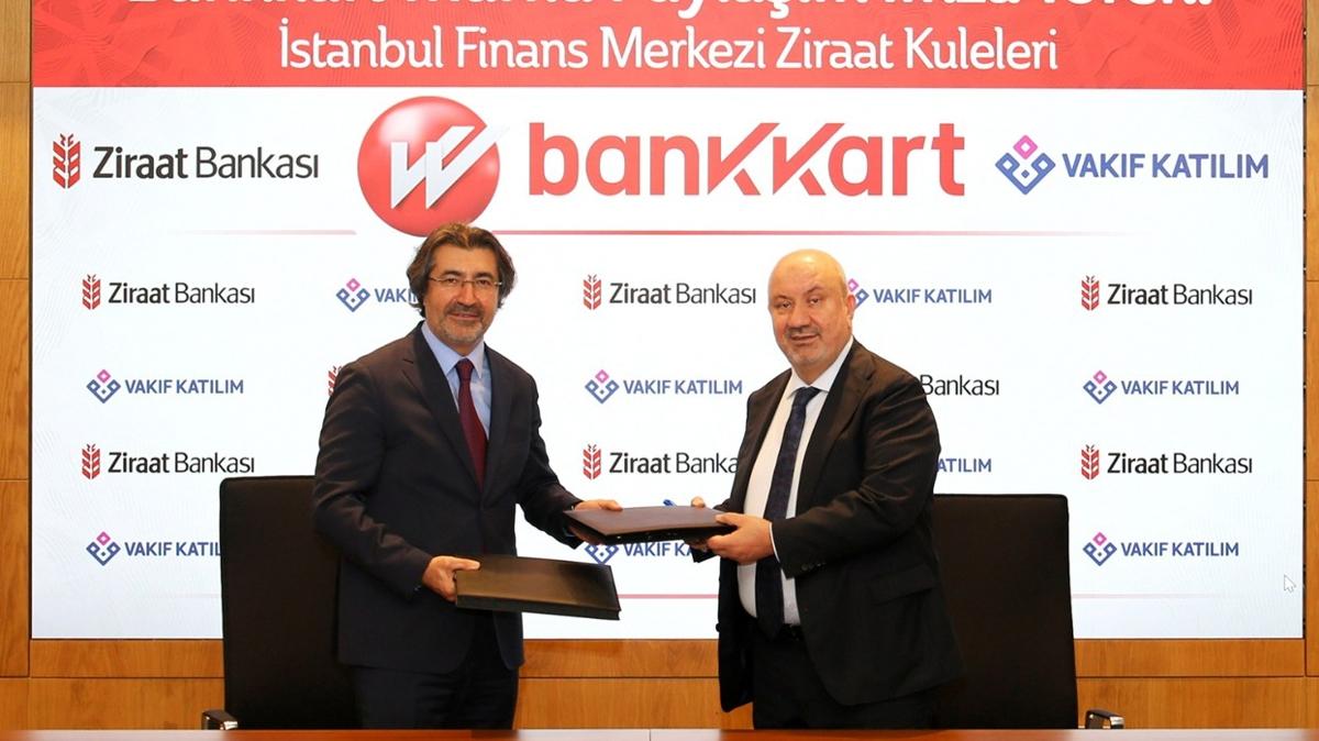 Ziraat Bankas ve Vakf Katlm'dan BankKart marka i birlii anlamas