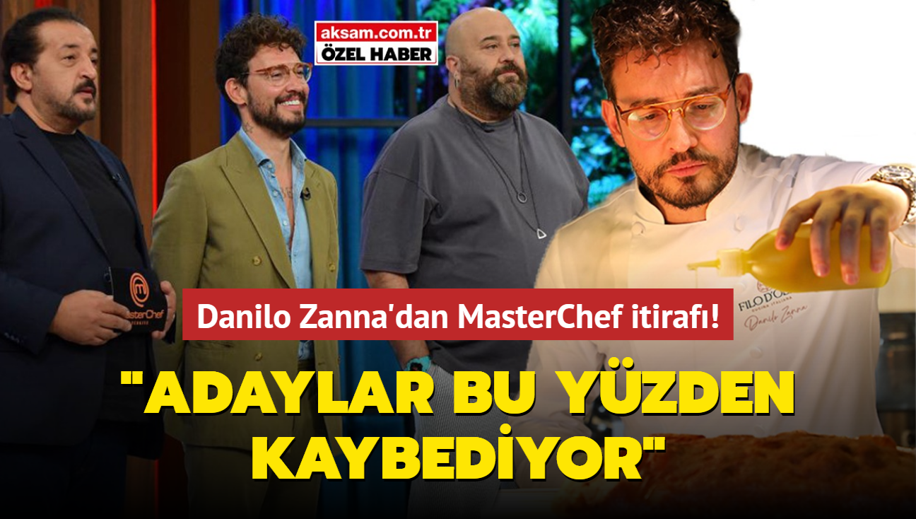 Danilo Zanna'dan MasterChef itiraf! Buras tehlikeli, bu sezon ok baka olacak