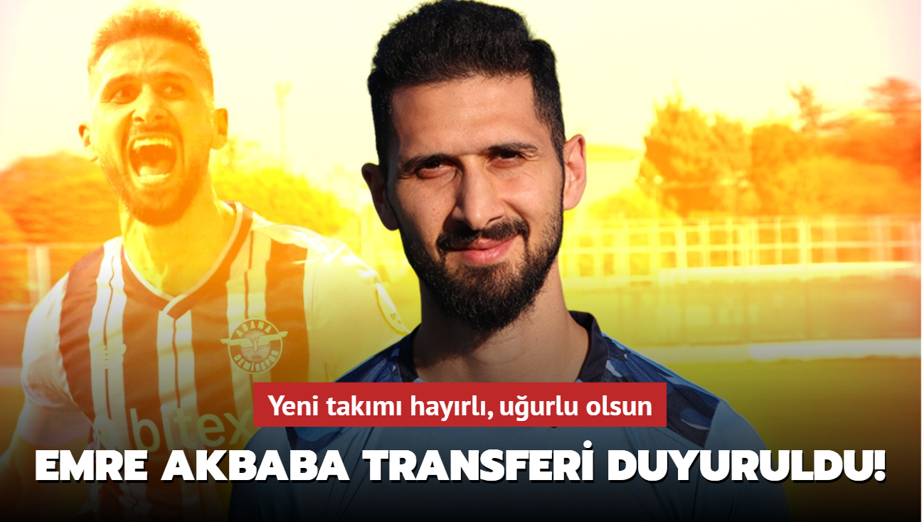 Emre Akbaba transferi duyuruldu! Yeni takm hayrl, uurlu olsun