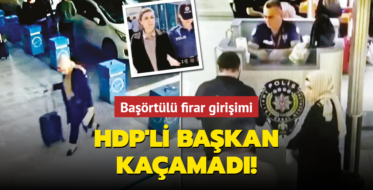 HDP'li bakan kaamad! Bartl firar giriimi