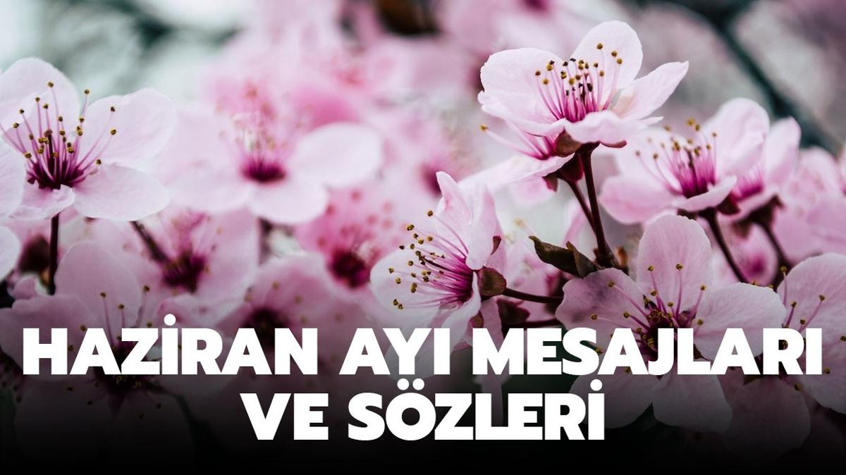 Hogeldin Haziran ay mesajlar 2024 | Haziran ay ile ilgili szler, mesajlar ve resimler burada...
