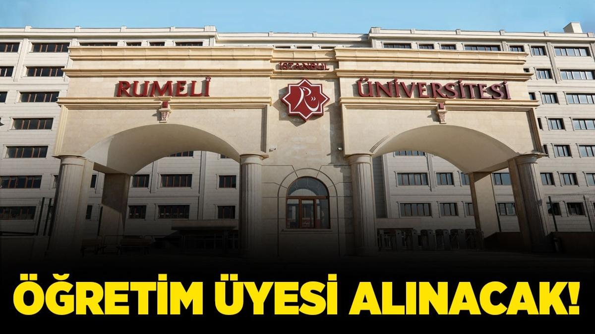 stanbul Rumeli niversitesi 6 retim yesi alacak!