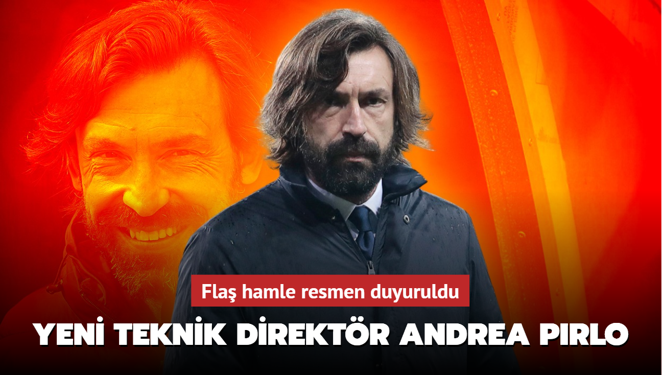 Ve yeni teknik direktr Andrea Pirlo! Fla hamle resmen duyuruldu...