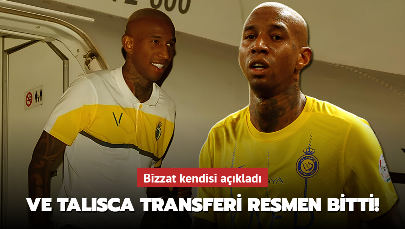 Ve Anderson Talisca transferi resmen bitti! Bizzat kendisi aklad...