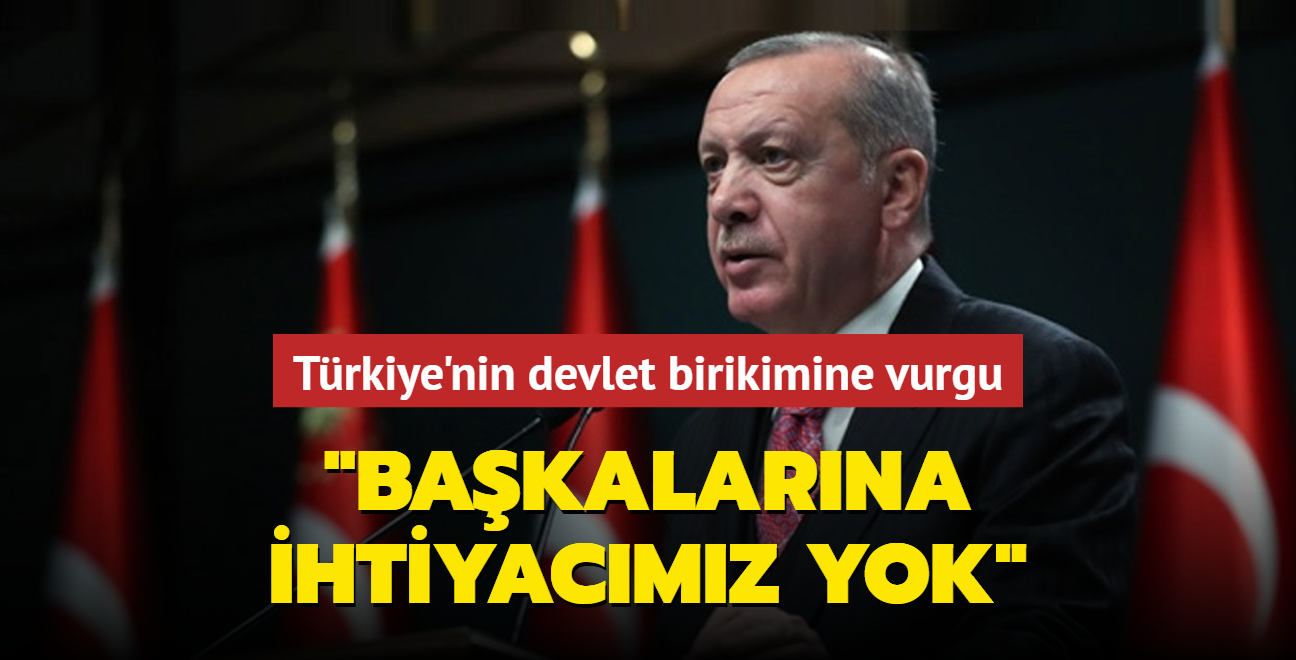 Bakan Erdoan'dan "Trkiye'nin bakalarnn tavsiyelerine ihtiyac yok" mesaj