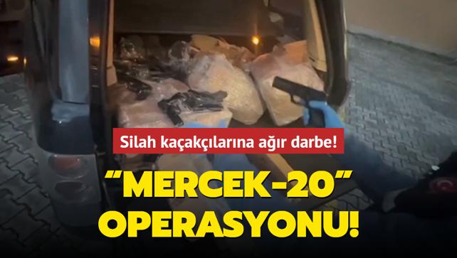 Konya'da MERCEK-20 operasyonu