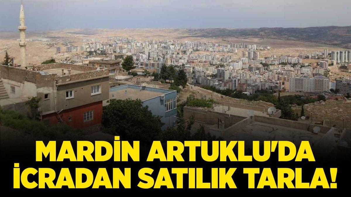 Mardin Artuklu'da icradan satlk tarla!