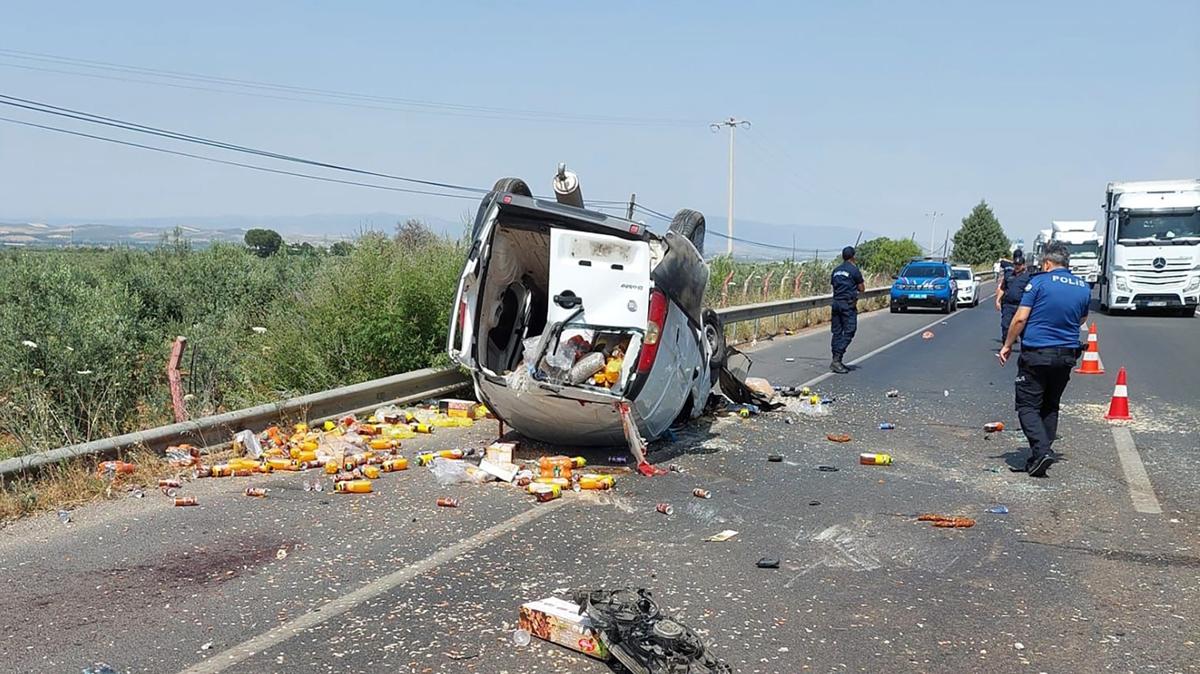 Manisa'da feci kaza: Bir kii hayatn kaybetti