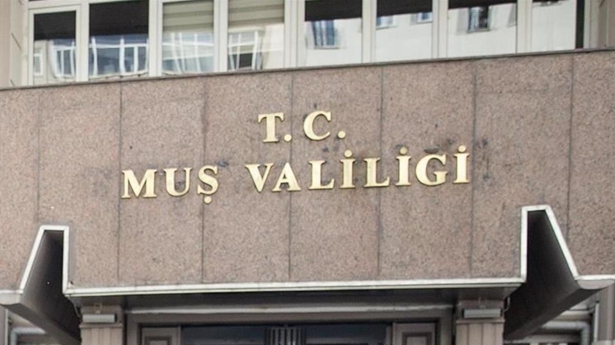 Mu Valilii duyurdu: Toplant ve gsteri yryleri 7 gn sreyle yasakland