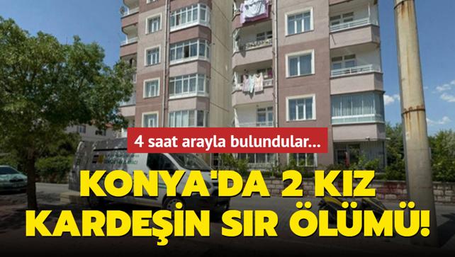 Konya'da 2 kz kardein sr lm!