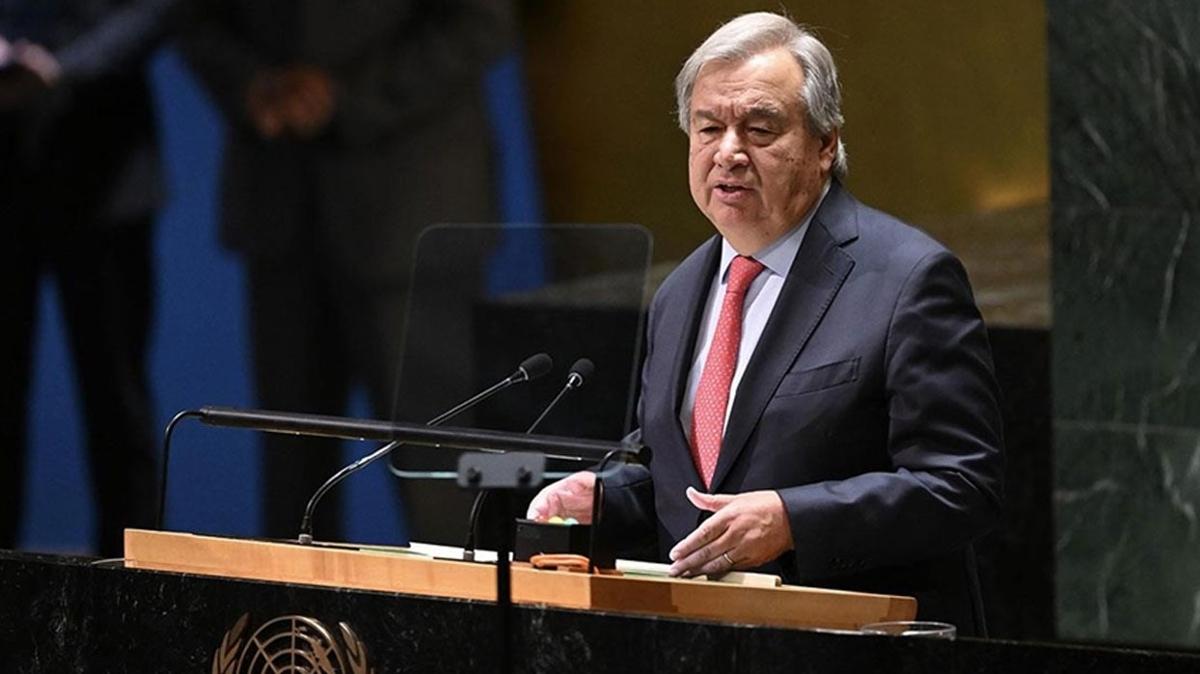 BM Genel Sekreter Guterres'ten iklim aklamas: Tehlike de biziz zm de