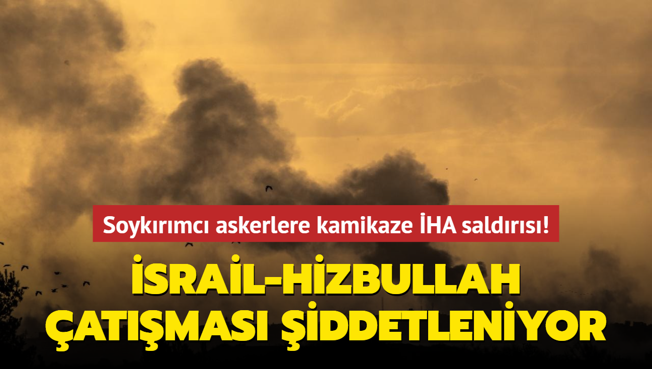 srail-Hizbullah atmas iddetleniyor... Soykrmc askerlere kamikaze HA saldrs!