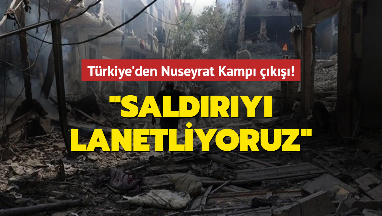 Trkiye: Yzlerce Filistinli sivilin hayatn kaybetmesine neden olan saldry lanetliyoruz