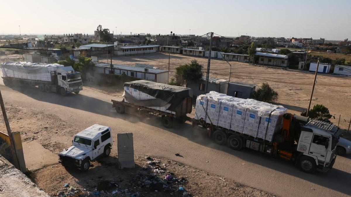 Filistin Kzlay'ndan srail'in yardm kamyonlar alaklna tepki