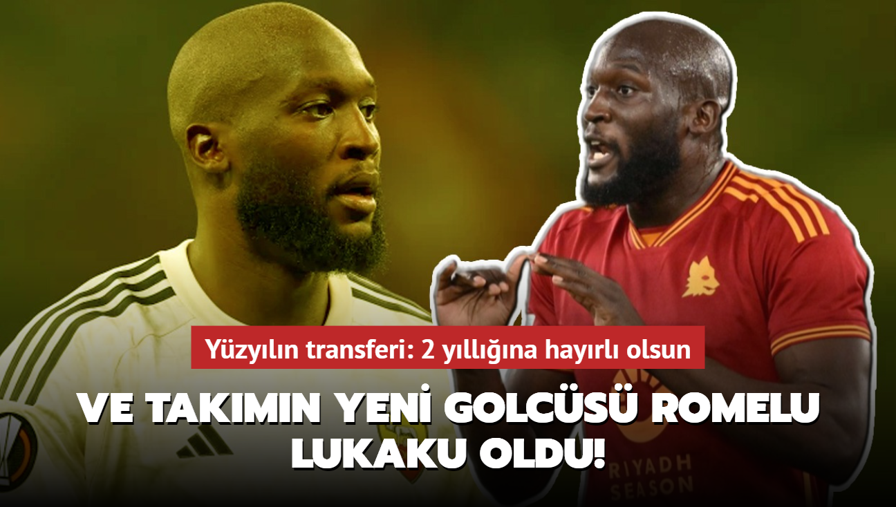 Ve takmn yeni golcs Romelu Lukaku oldu! Yzyln transferi: 2 yllna hayrl olsun