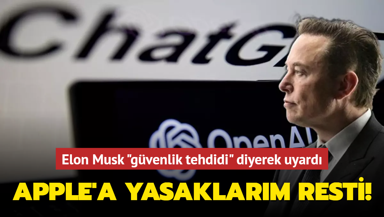 Elon Musk'tan Apple'a rest! irketlerimde yasaklarm