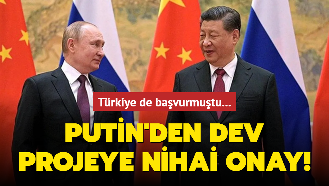 Trkiye de bavurmutu... Putin'den dev projeye nihai onay!