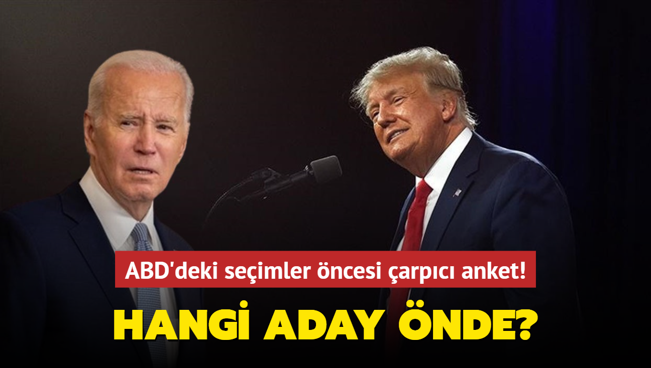 ABD'deki seimler ncesi arpc anket! Kim nde"