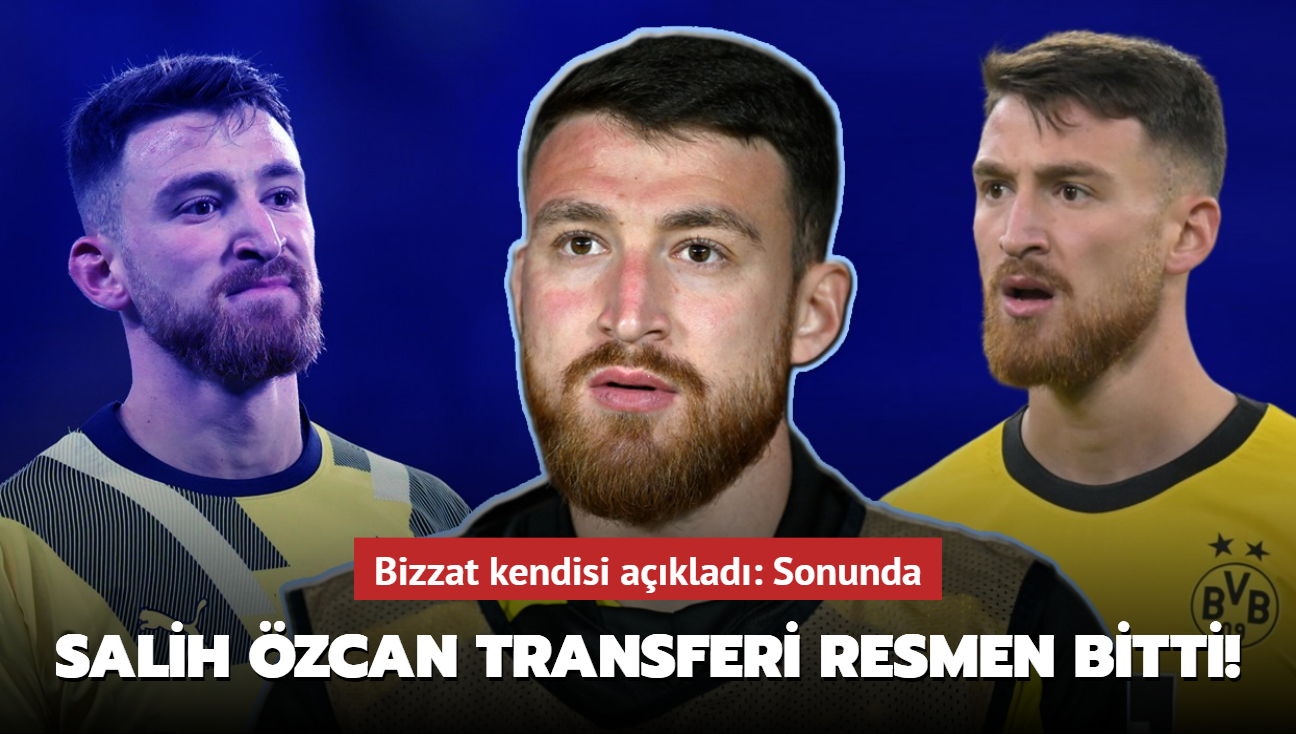 Salih zcan transferi resmen bitti! Bizzat kendisi aklad: Sonunda...