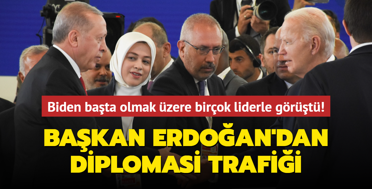 Biden bata olmak zere birok liderle grt! Bakan Erdoan'dan diplomasi trafii