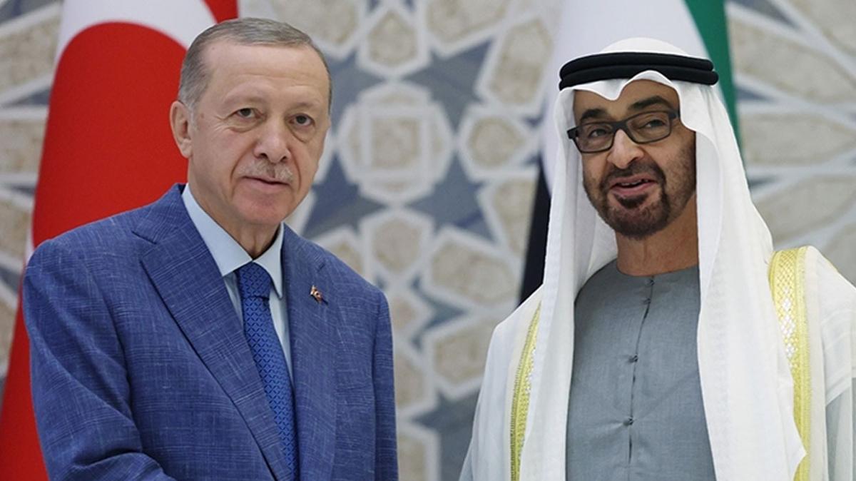 Bakan Erdoan'dan Gazze diplomasisi... BAE Devlet Bakan ile grt!