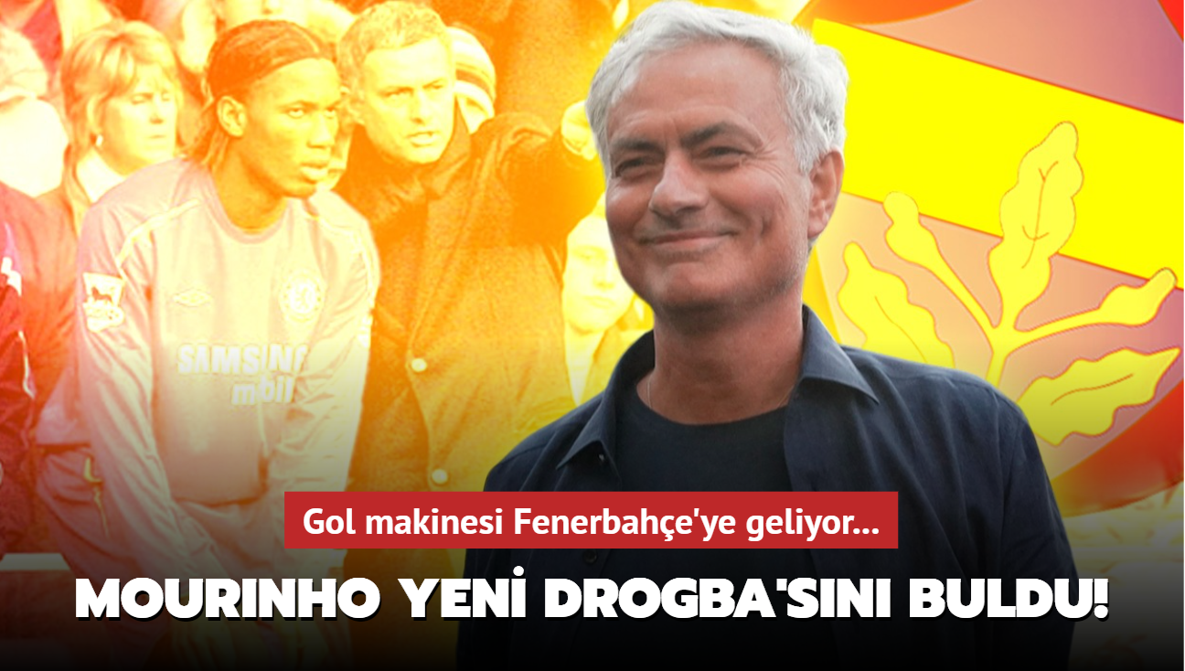 Ve Jose Mourinho yeni Drogba'sn buldu! Gol makinesi Fenerbahe'ye geliyor